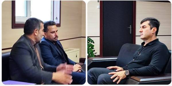 دیدار فرماندار با مدیرکل راهداری و حمل و نقل جاده‌ای استان مرکزی