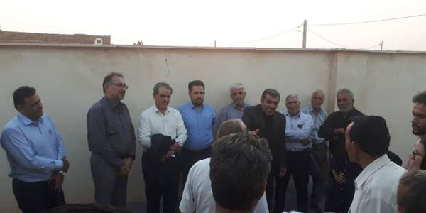 بازدید فرماندار از روستای سلطان احمدلو