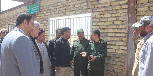 فرماندار ، امام جمعه و جانشین فرمانده سپاه روح اله استان از روند برگزاری رزمایش جهادگران فاطمی 4  در شهرستان خمین بازدید کردند
