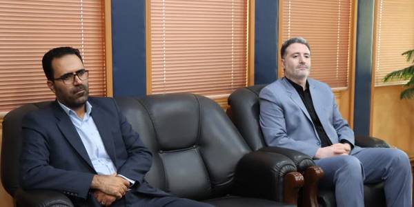 نشست پزشگ نیا مدیرکل پدافند غیرعامل با جناب آقای الیاسی فرماندار محترم شهرستان