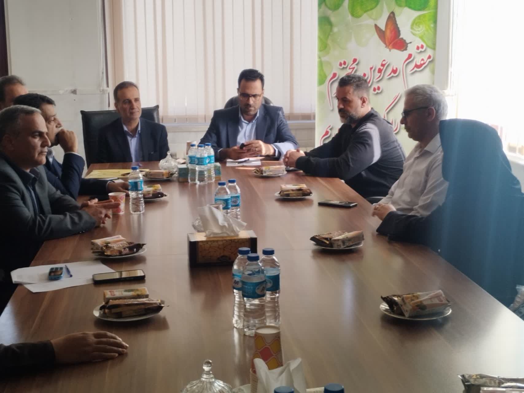 نشست پزشگ نیا مدیرکل محترم پدافند غیرعامل با جناب آقای عباسی مدیرعامل محترم شرکت آب و فاضلاب استان