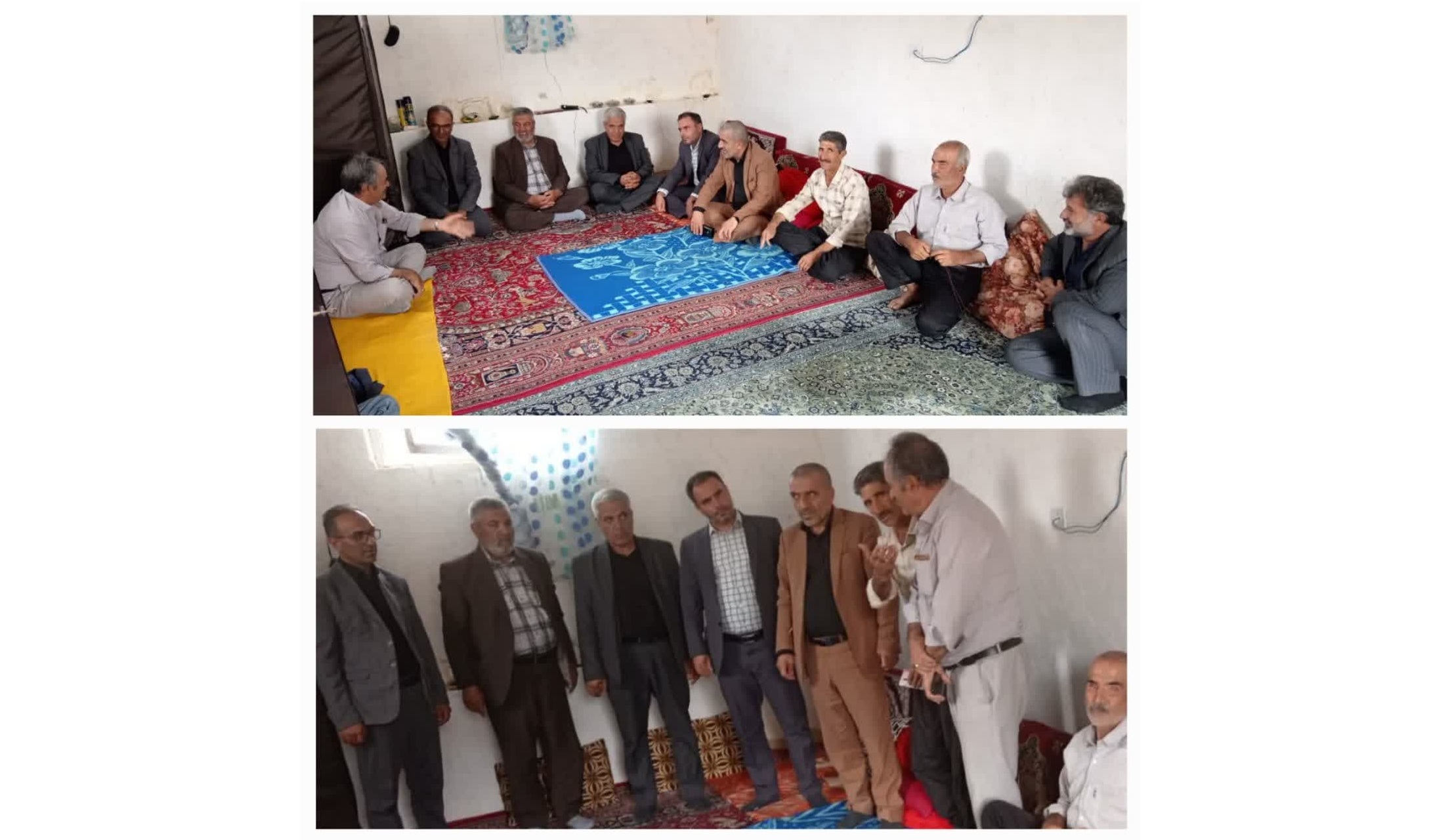 دیدار با جانباز عزیز جناب آقای اروجعلی حیدری در روستای چهارحد