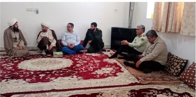 دیدار با خانواده های سادات در روستاهای فرک و چهرقان با حضور فرماندار به مناسبت عید سعید غدیر