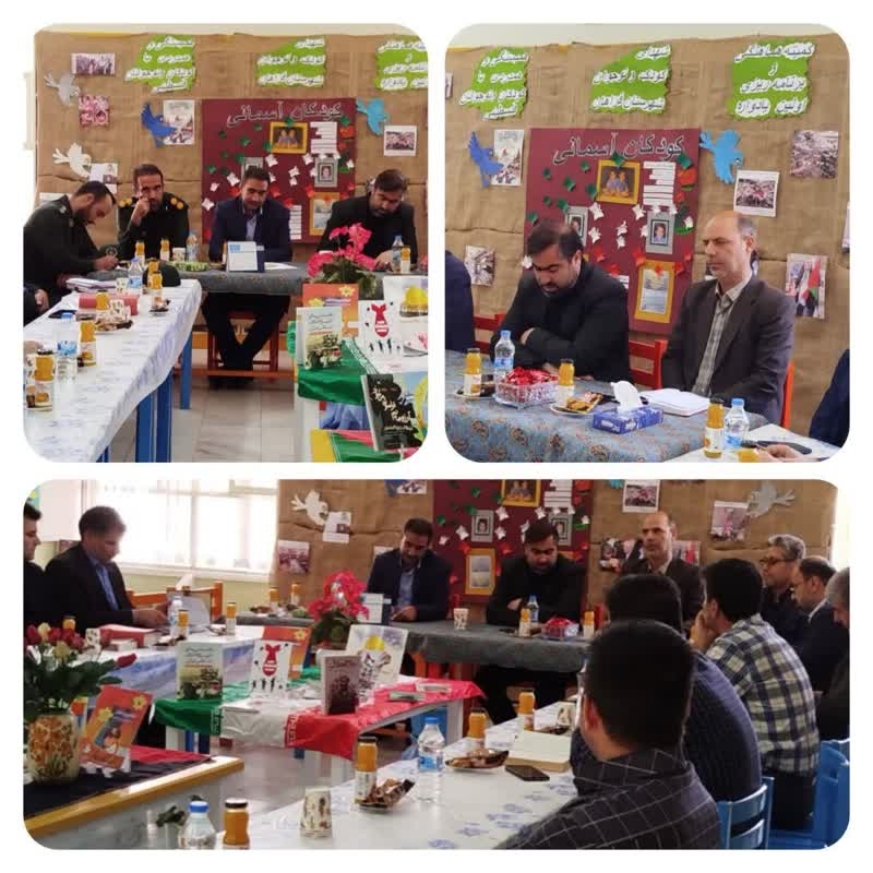 جلسه کمیته هماهنگی و برنامه ریزی اولین یادواره شهدای کودک و نوجوان شهرستان فراهان