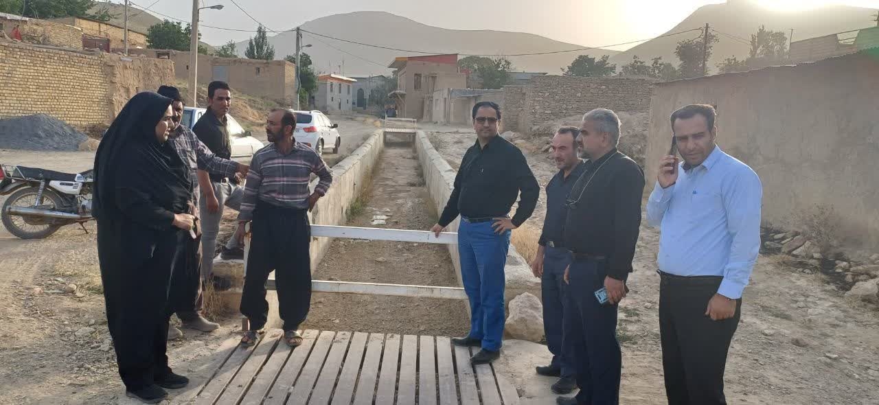دهگردشی مدیران شهرستان کمیجان، بررسی میدانی مشکلات روستای فرک