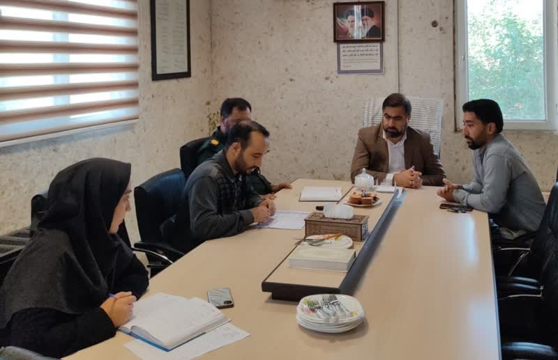 جلسه هماهنگی برگزاری مراسم یادواره شهدای زن در شهر تلخاب