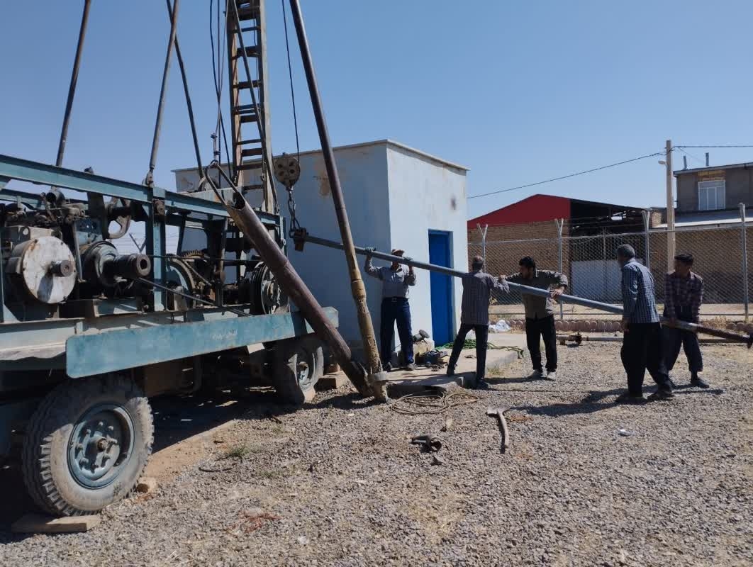 لایروبی، ویدئومتری و تجهیز مجدد چاه آب شرب روستای دستجان