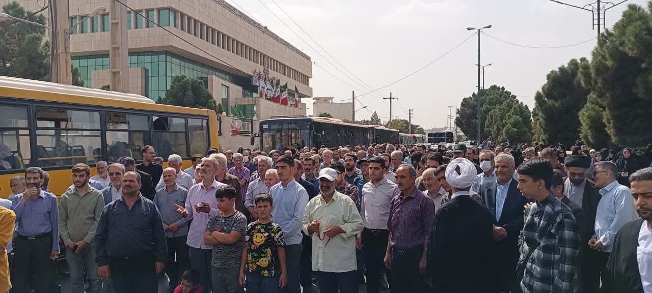 راهپیمایی نمازگزاران جمعه، در حمایت از فلسطین، محور مقاومت و حزب‌الله لبنان و محکومیت جنایات وحشیانه رژیم صهیونیستی
