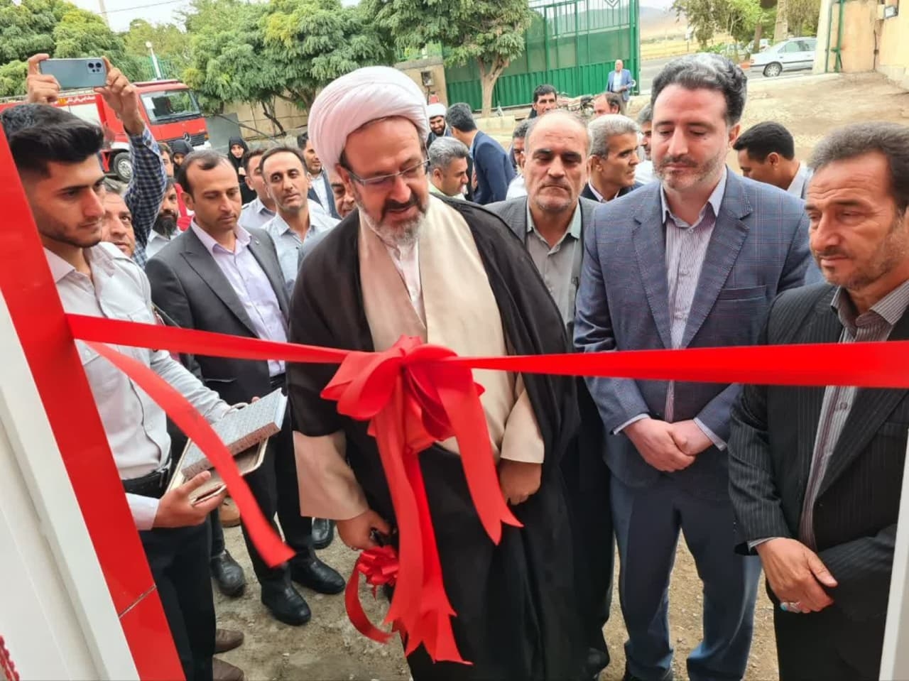 افتتاح ایستگاه آتش نشانی شهر غرق آباد