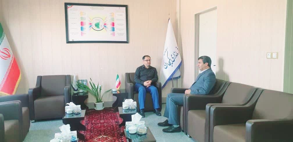 دیدار معاون اجرایی معاونت بهداشت استان مرکزی با فرماندار شهرستان کمیجان