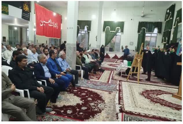 برگزاری یادواره شهداء و میز خدمت در روستای میدانک