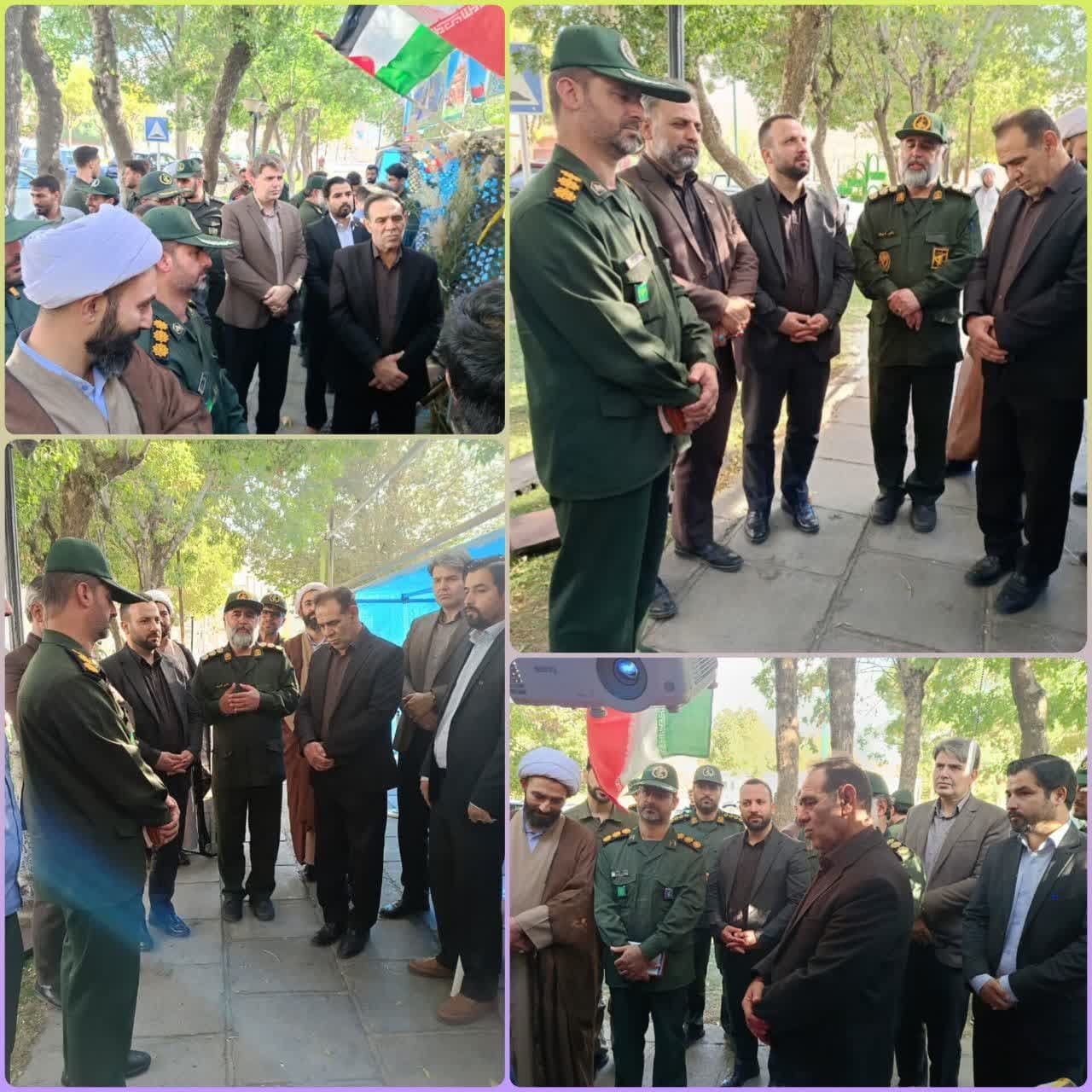 بازدید فرماندار شهرستان شازند از نمایشگاه دفاع مقدس و دستاوردهای پایگاه های بسیج