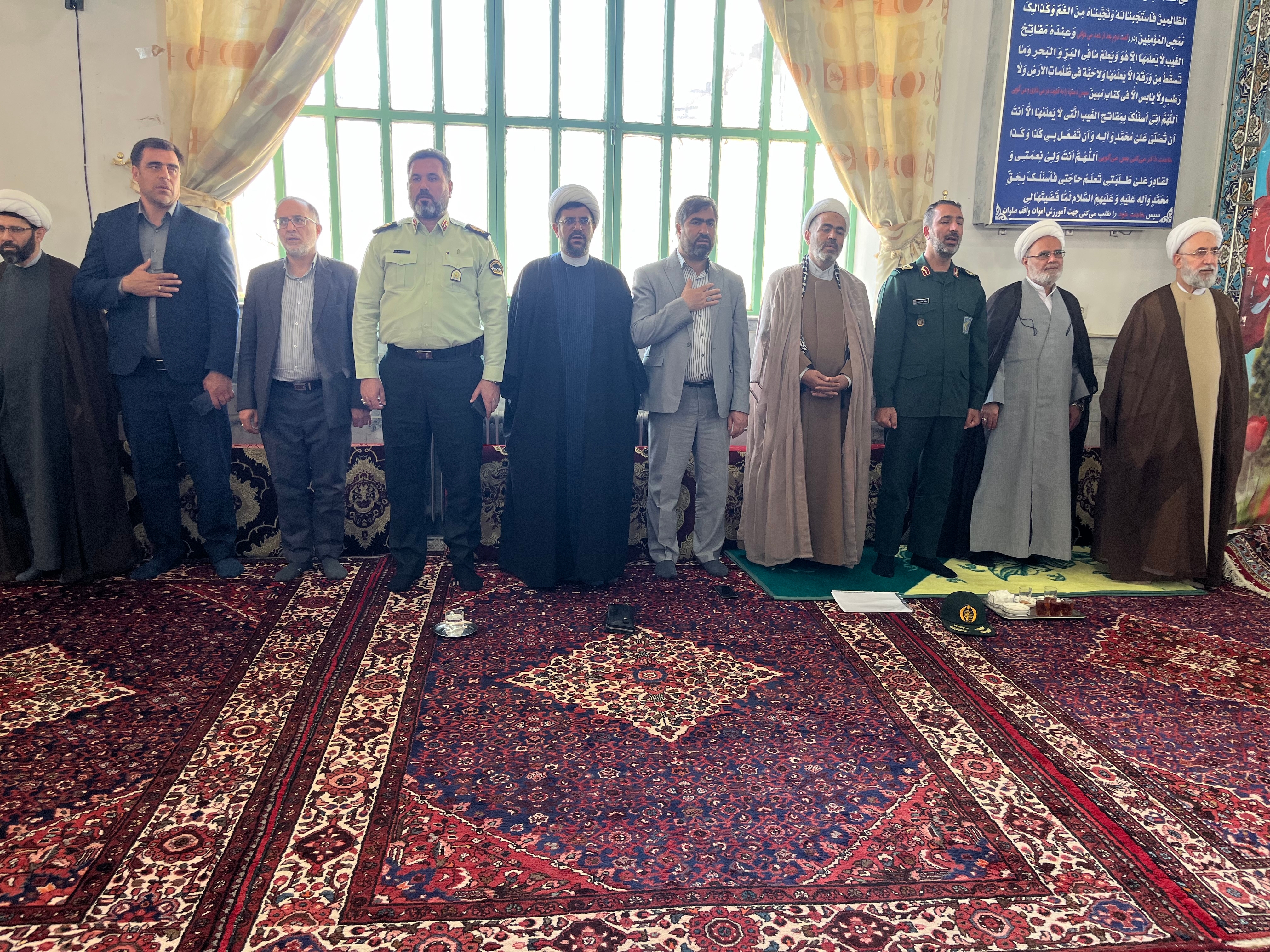 استقبال سید مجتبی آل یاسین معاونت توسعه مدیریت و منابع استانداری از دادستان کل کشور آیت الله موحدی فراهانی