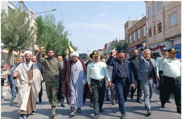 #گزارش_تصویری تجمع مردمی شهرستان کمیجان در حمایت از ملت مظلوم فلسطین و لبنان و محکومیت ترور شهید سید حسن نصرالله