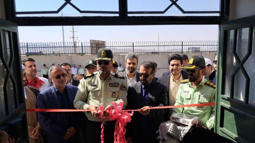 آئين بهره برداری از ايستگاه بازرسی فرماندهی انتظامی شهرستان دليجان