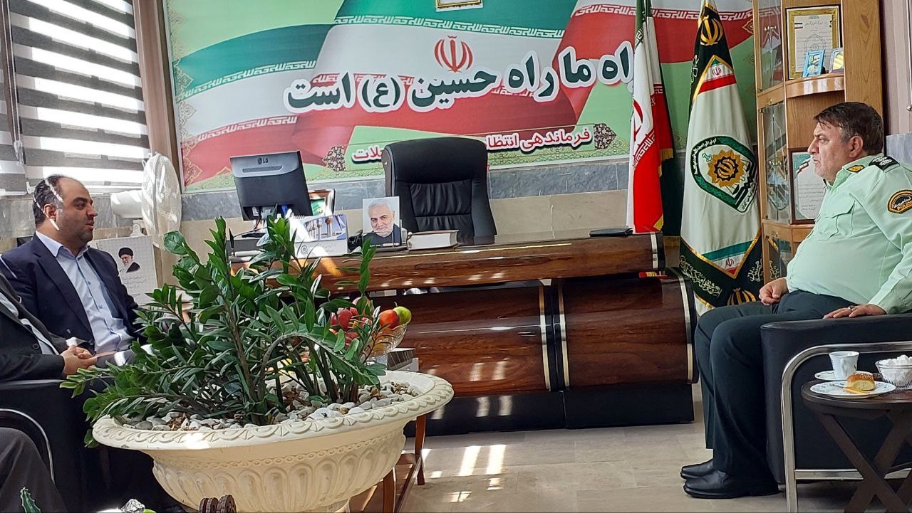 دیدار با فرمانده انتظامی شهرستان محلات
