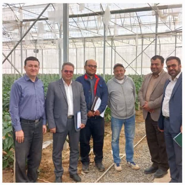 بازدید دبیر کمیسیون از گلخانه های جدیدالاحداث
