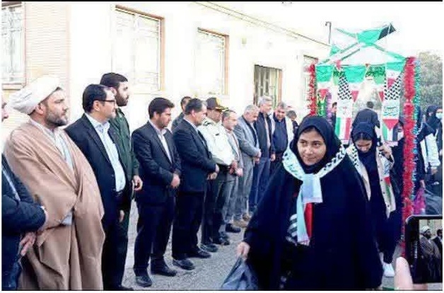 حضور ۲۲۰ نفر از دانش آموزان دختر شهرستان کمیجان در بزرگترین عملیات فرهنگی کشور