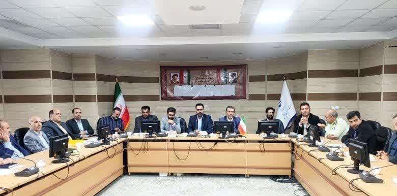 جلسه مشترک پدافند غیرعامل استان مرکزی و شهرستان زرندیه