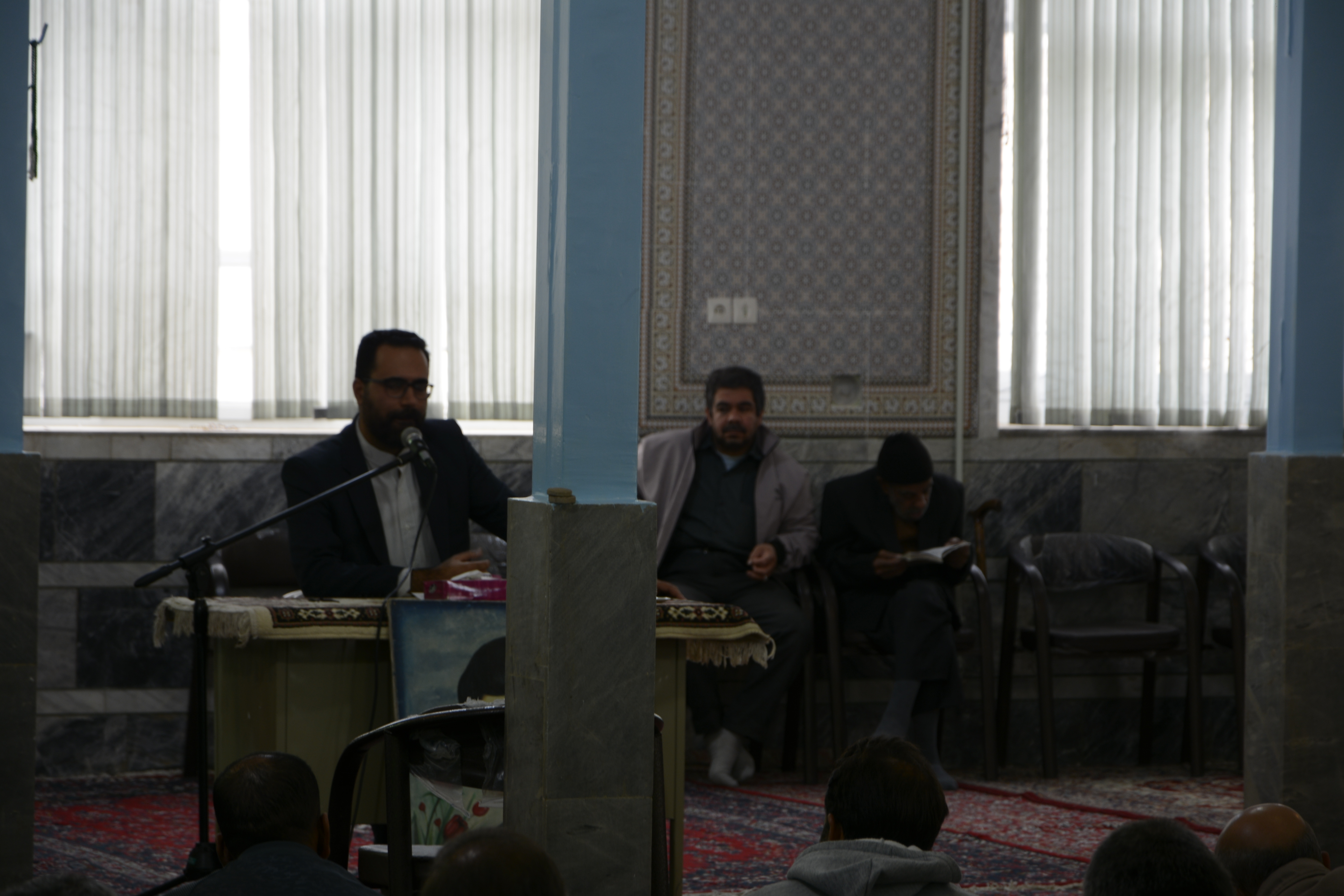 حضور پزشک نیا، مدیرکل محترم پدافند غیرعامل در مسجد امام خمینی کرهرود