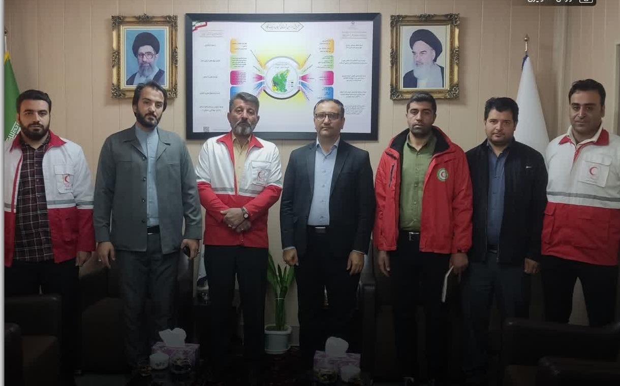 آیین تکریم و معارفه؛ محبعلی سرپرست جدید جمعیت هلال احمر شهرستان کمیجان