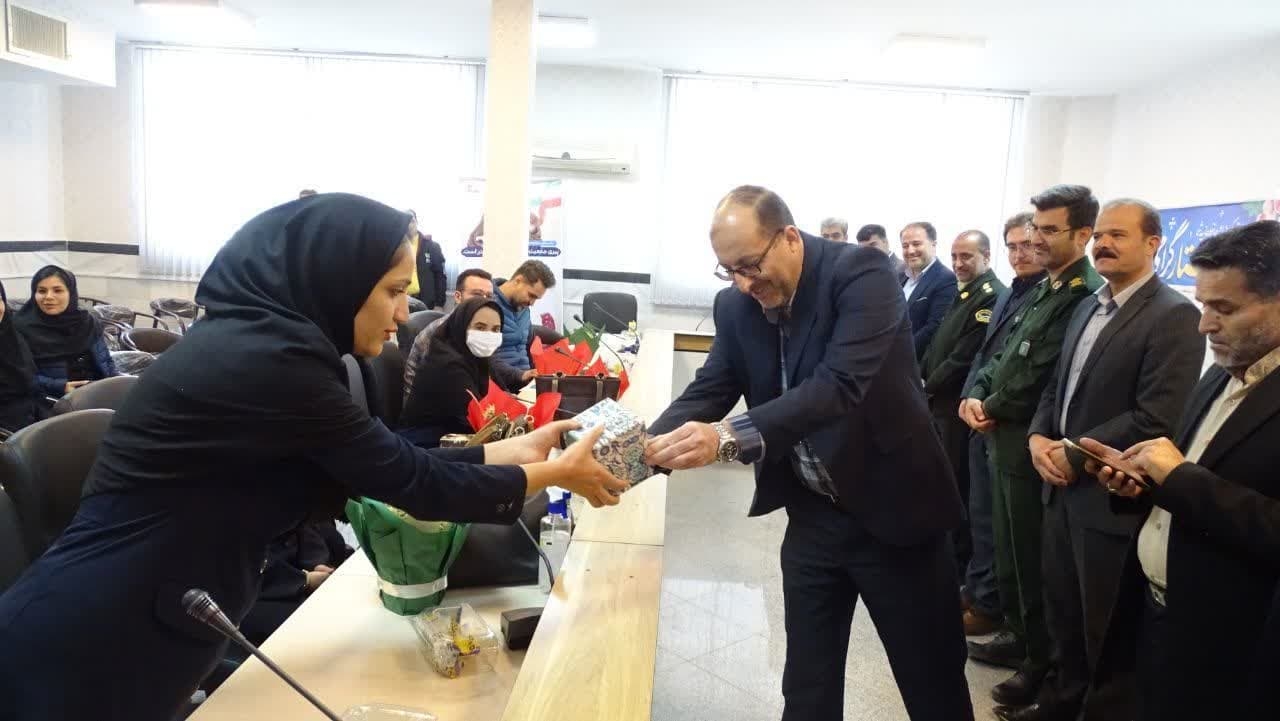 تجلیل از پرستاران بیمارستان مهر شهرستان خنداب