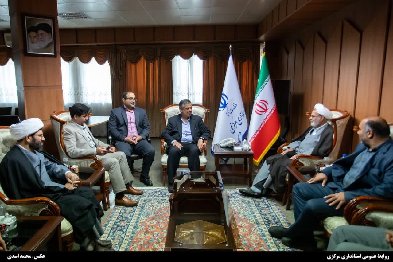 دیدار رئیس کل دادگستری و جمعی از مسئولان قضایی با استاندار مرکزی