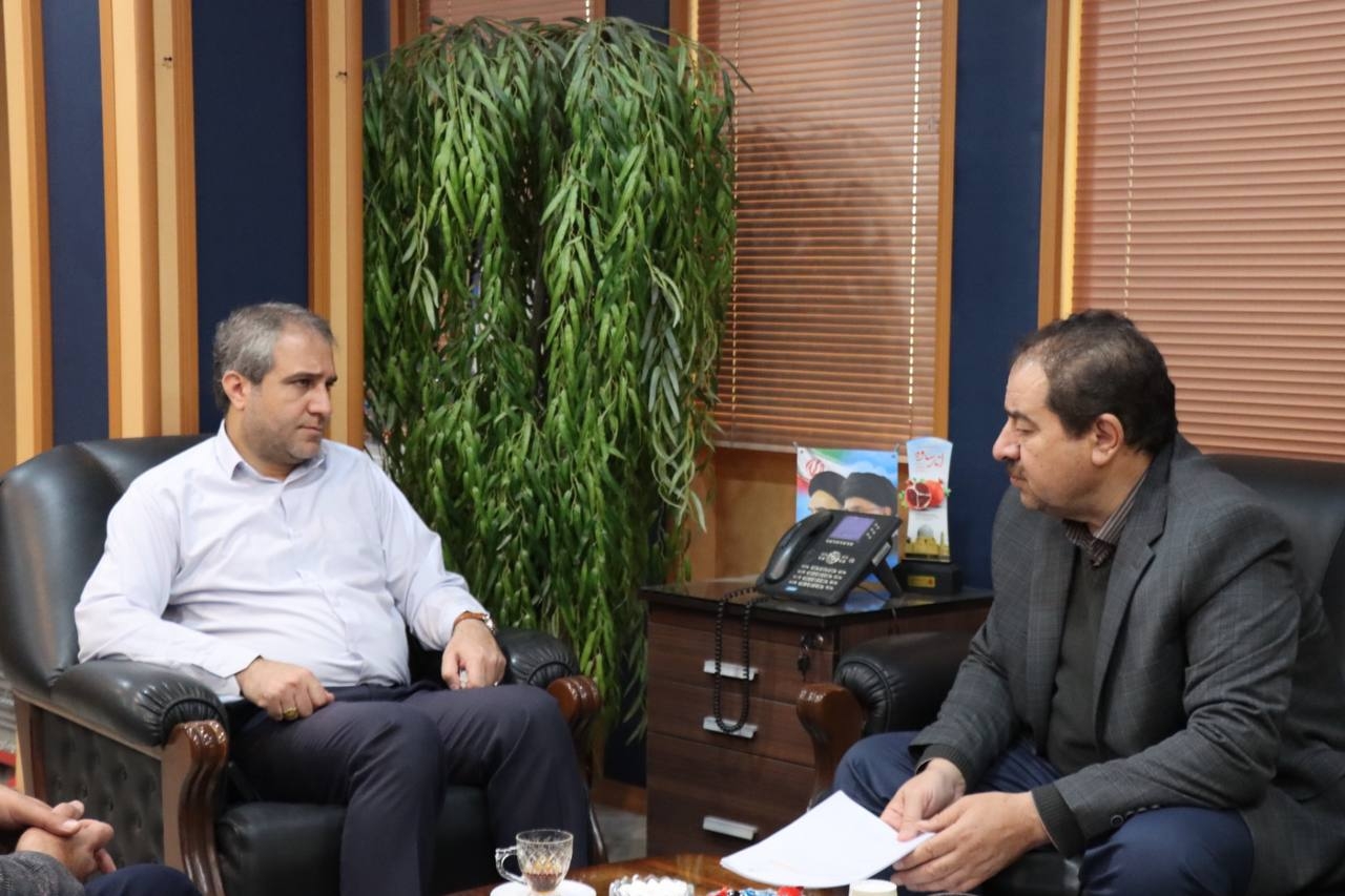 دیدار رئیس دانشکده علوم پزشکی با فرماندار ساوه