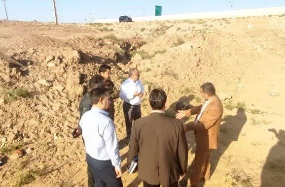 بازدید  از پل زیرگذر دستجرد  در راستای رفع مشکلات پل مذکور