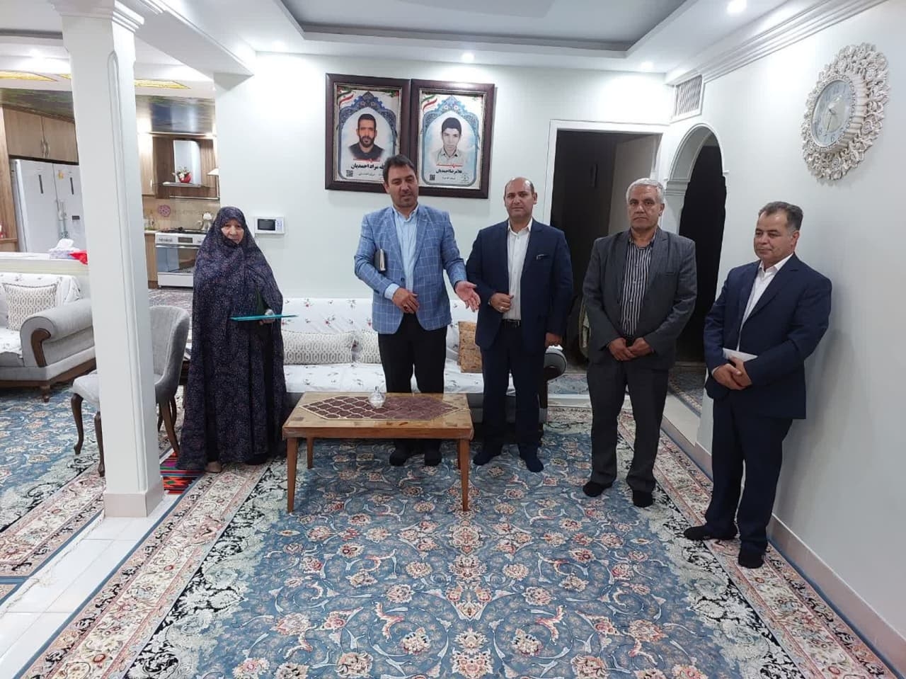 دیدار و تجلیل از همسر و مادر گرانقدر شهدای معظم «اله مراد و غلامرضا احمدیان »