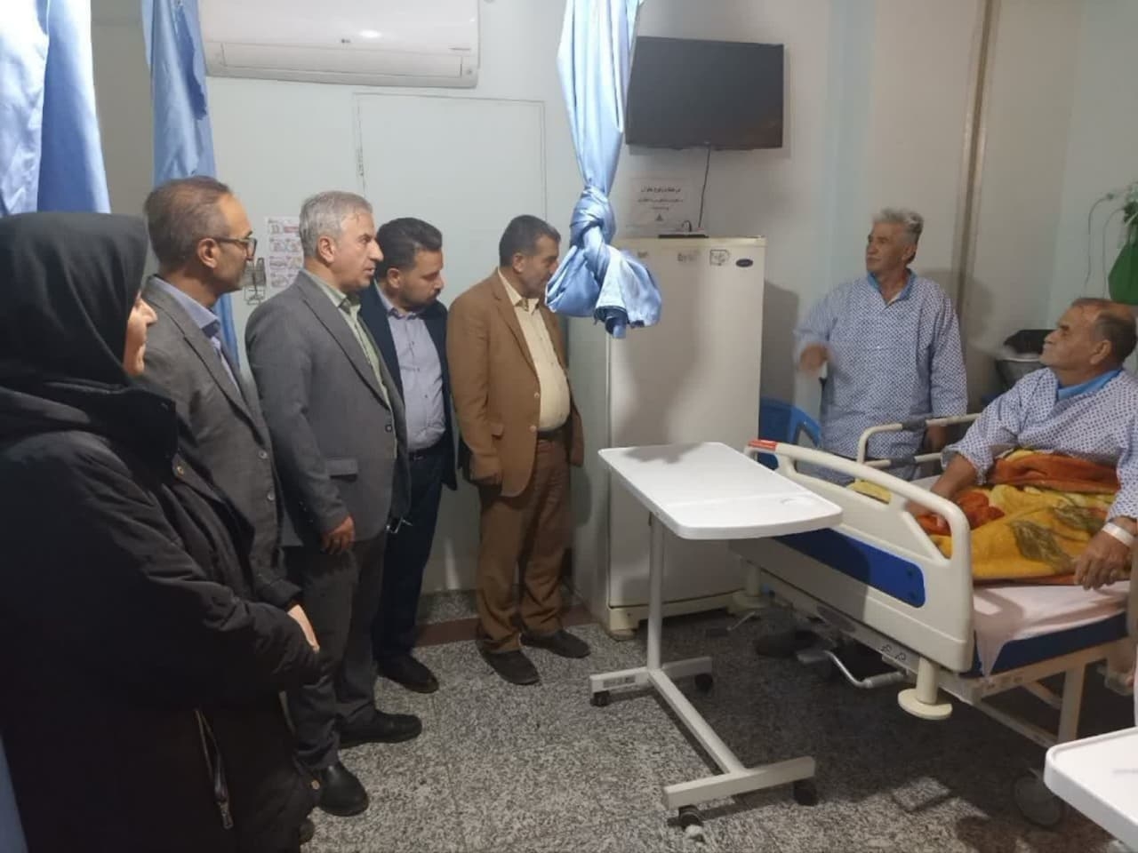 بازدید فرماندار از بیمارستان امام رضا (ع)