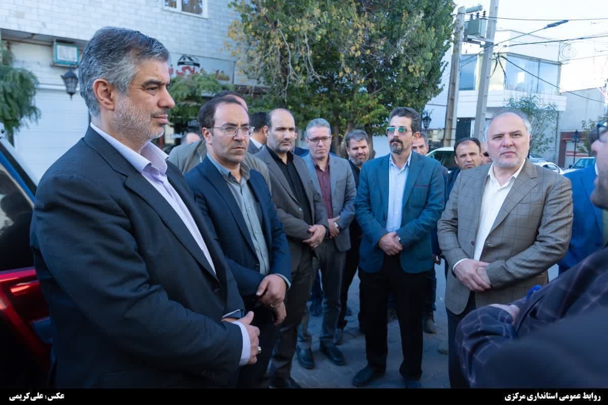 بازدید استاندار مرکزی از پروژه‌های عمرانی شهرستان تفرش