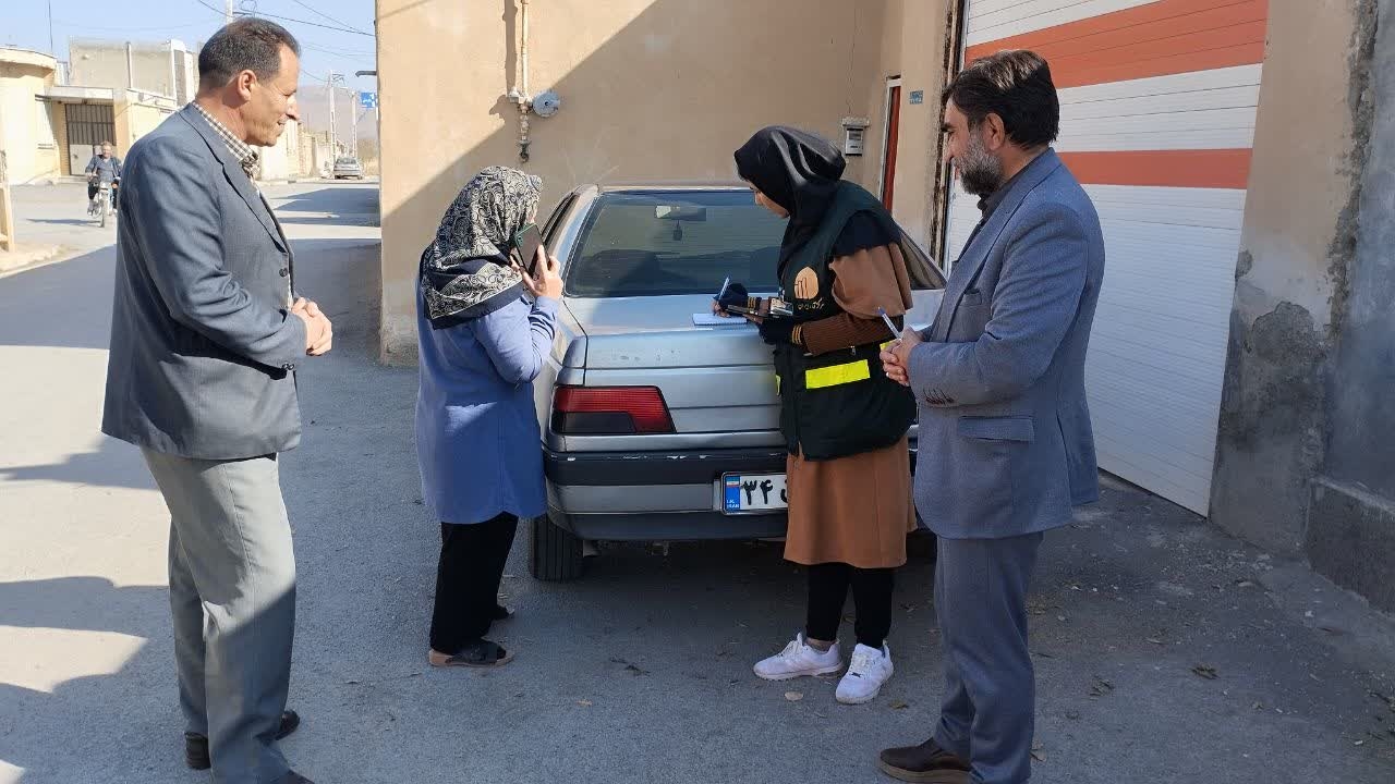 بازدید میدانی محمدی معاون امورعمرانی فرمانداری از روند سرشماری کشاورزی در بخش معصومیه