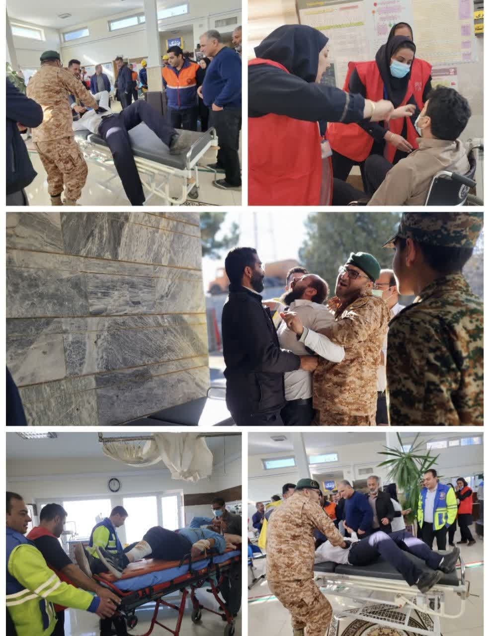 برگزاری رزمایش پدافند غیرعامل در بیمارستان والفجر تفرش