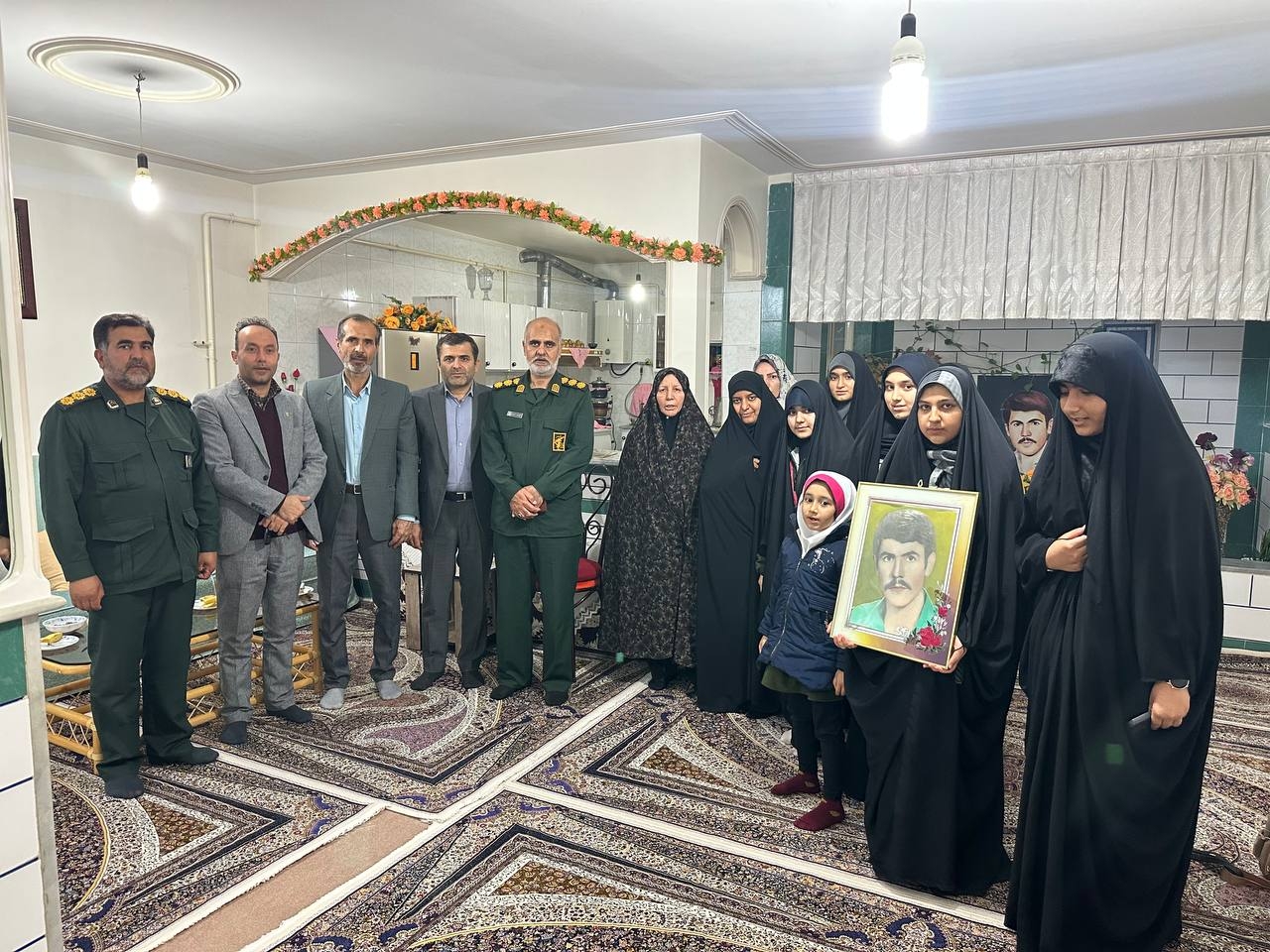 دیدار با خانواده شهید علی اکبر نجفی بمناسبت هفته بسیج