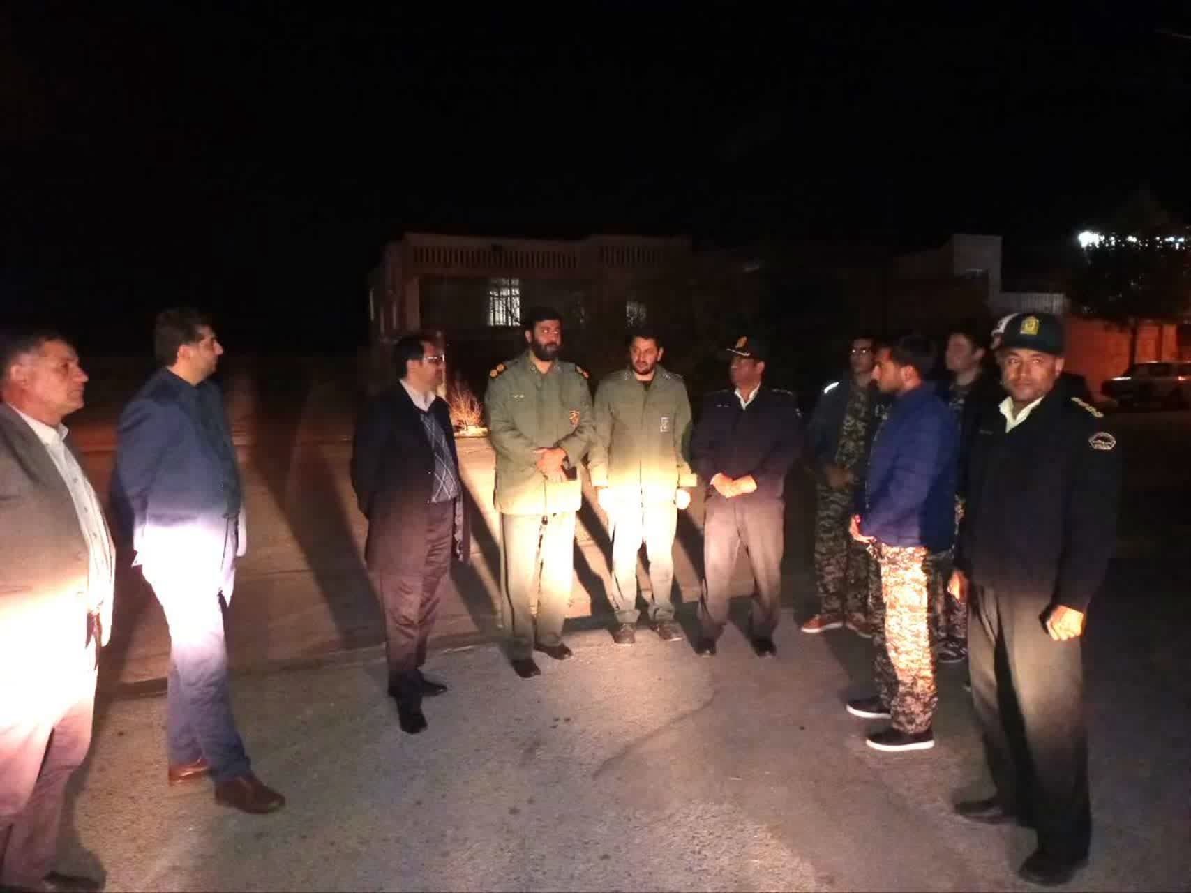 بازدید اعضای شورای تامین شهرستان از روند اجرای گشت رضوین در شهرستان