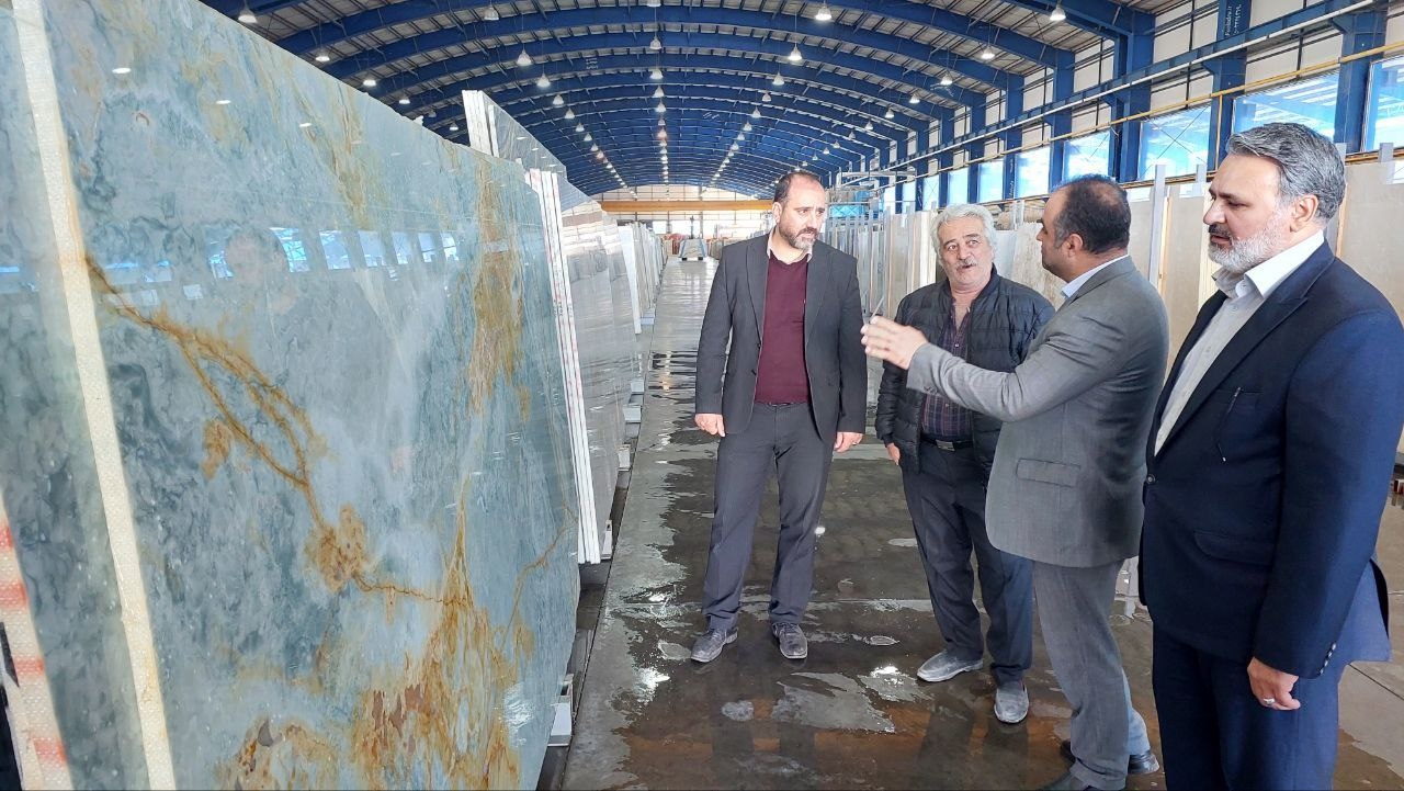 بازدید از شرکت صنایع سنگبری سنگستان محلات