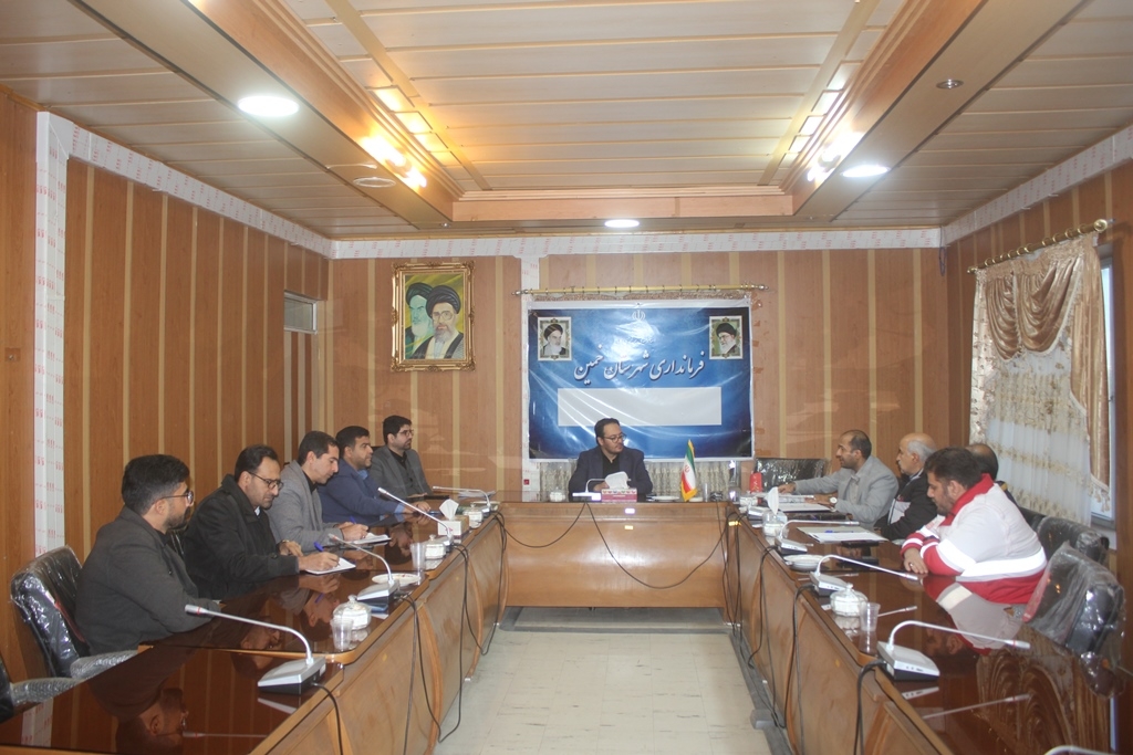 سومین جلسه کارگروه پایش ایمنی ساختمان های مهم و بلند مرتبه شهرستان خمین در سال 1403 برگزار شد