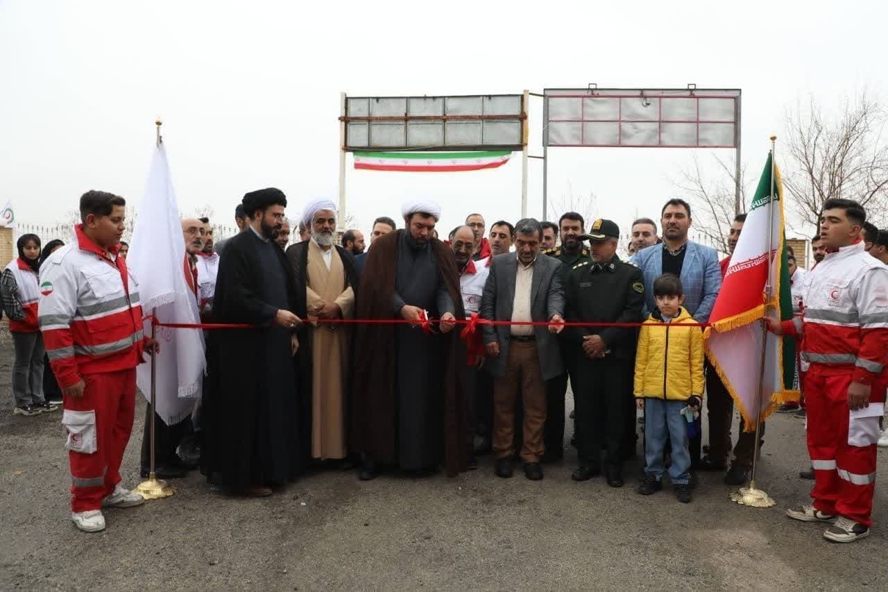 افتتاح پایگاه امداد و نجات بین شهری جمعیت هلال‌احمر شهرستان