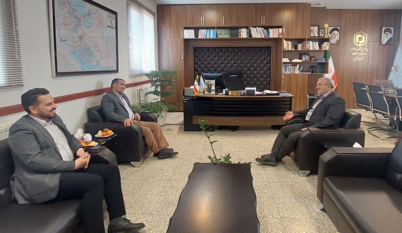 دیدار با  مدیر کل بنیاد مسکن انقلاب اسلامی استان مرکزی  در خصوص پروژه های عمرانی شهرستان