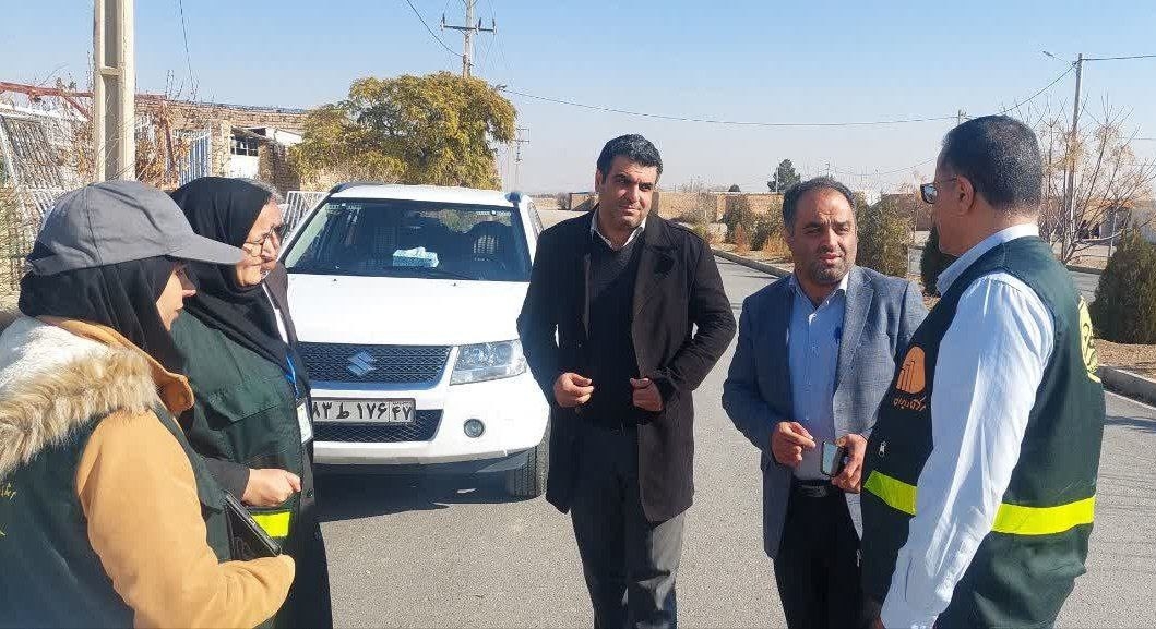 بررسی میدانی سرشماری عمومی کشاورزی با حضور رئیس سازمان مدیریت و برنامه ریزی استان