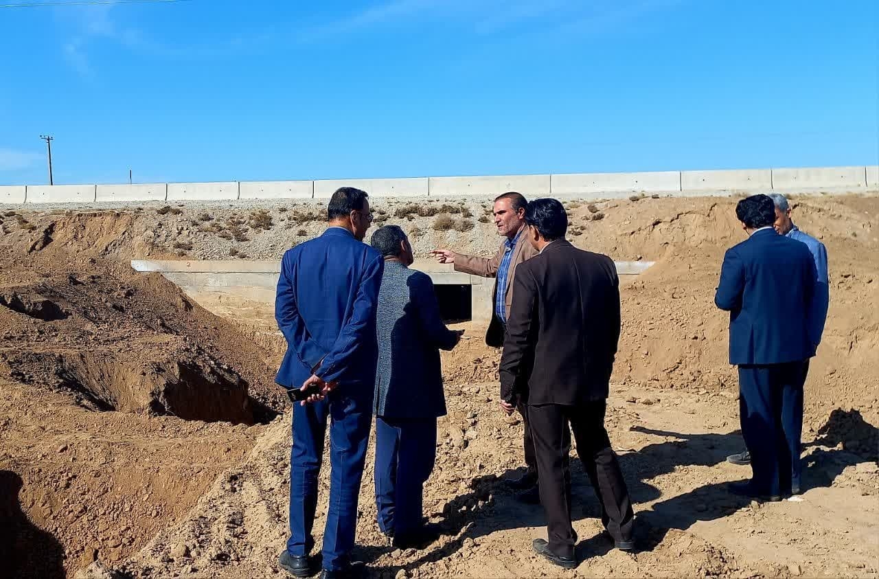 بازدید از زیر گذر دستجرد.