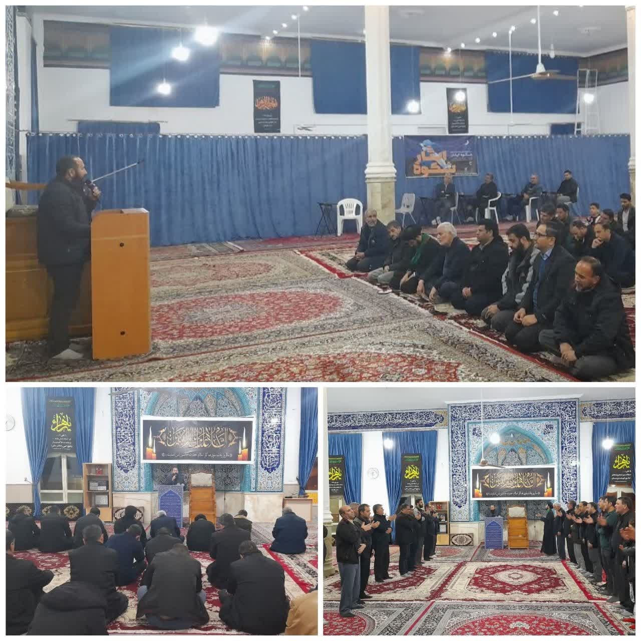 🏴 برگزاری مراسم شب وفات حضرت ام البنین (س) در شهرستان کمیجان