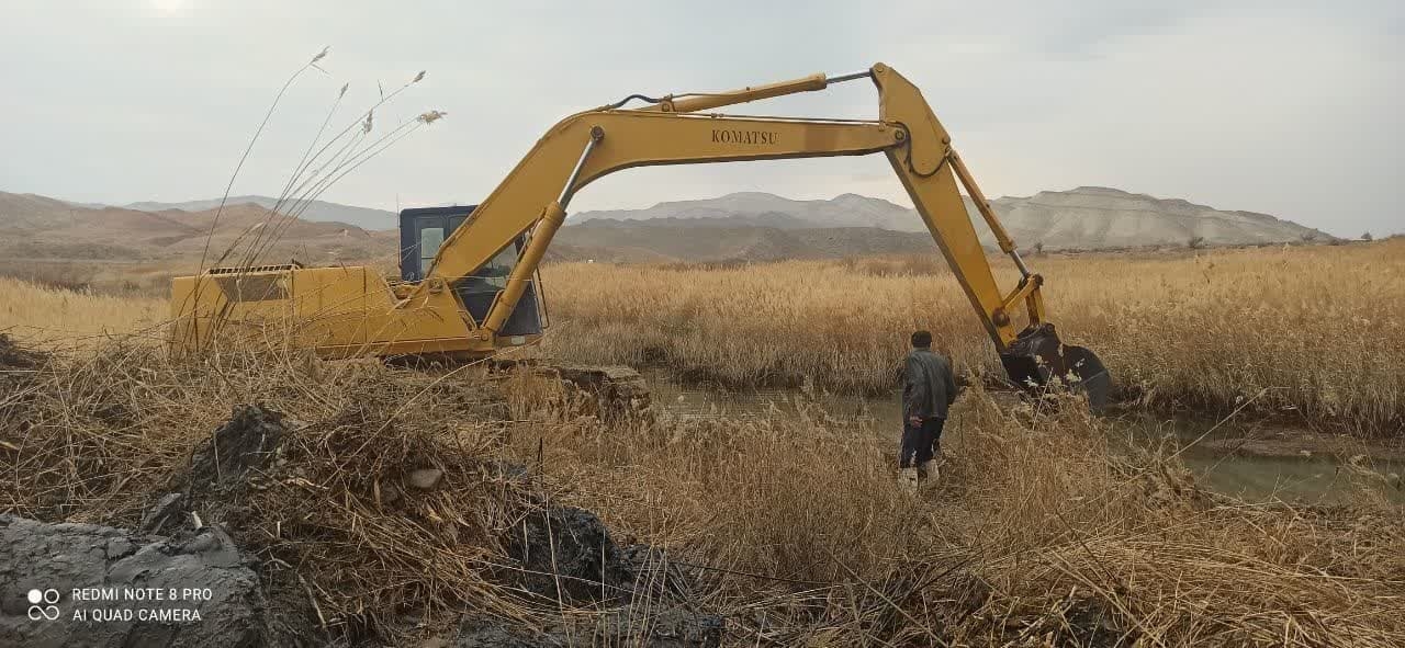 ساماندهی و لایروبی رودخانه منتهی به سد الغدیر