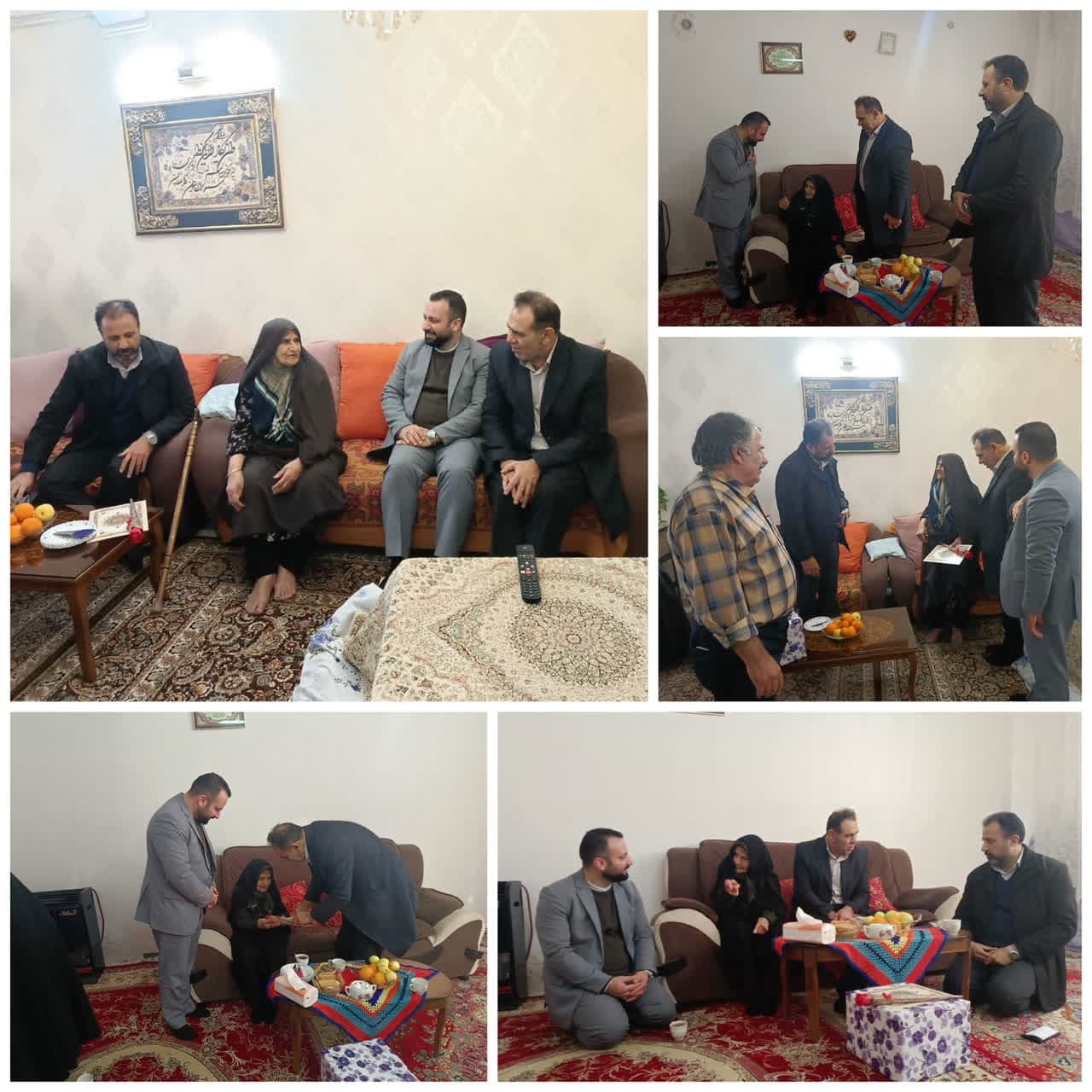 دیدار فرماندار شهرستان شازند با مادران مکرم شهدا به مناسبت سالروز ولادت دخت نبی اکرم حضرت فاطمه الزهرا(س) و روز مادر