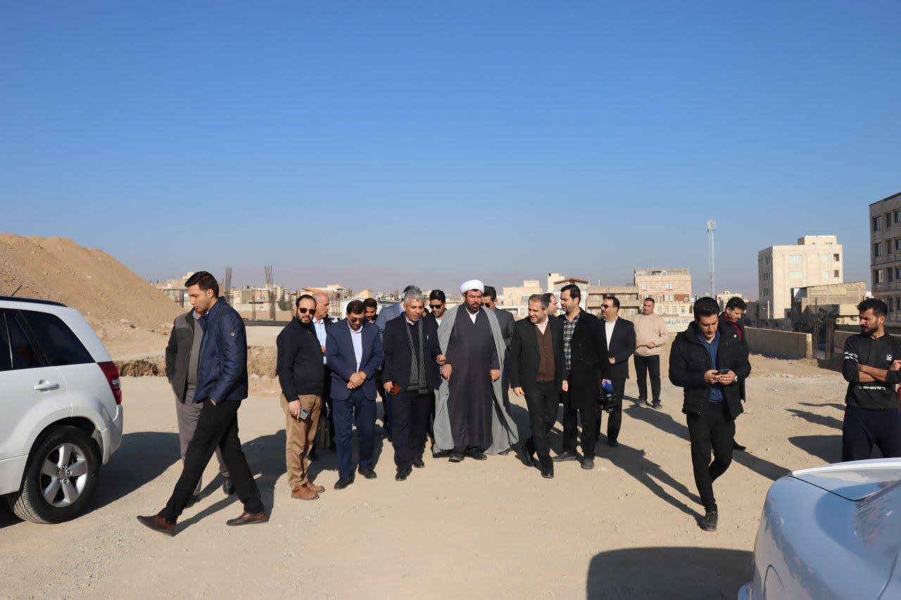 بازدید از پروژه های عمرانی ساوه