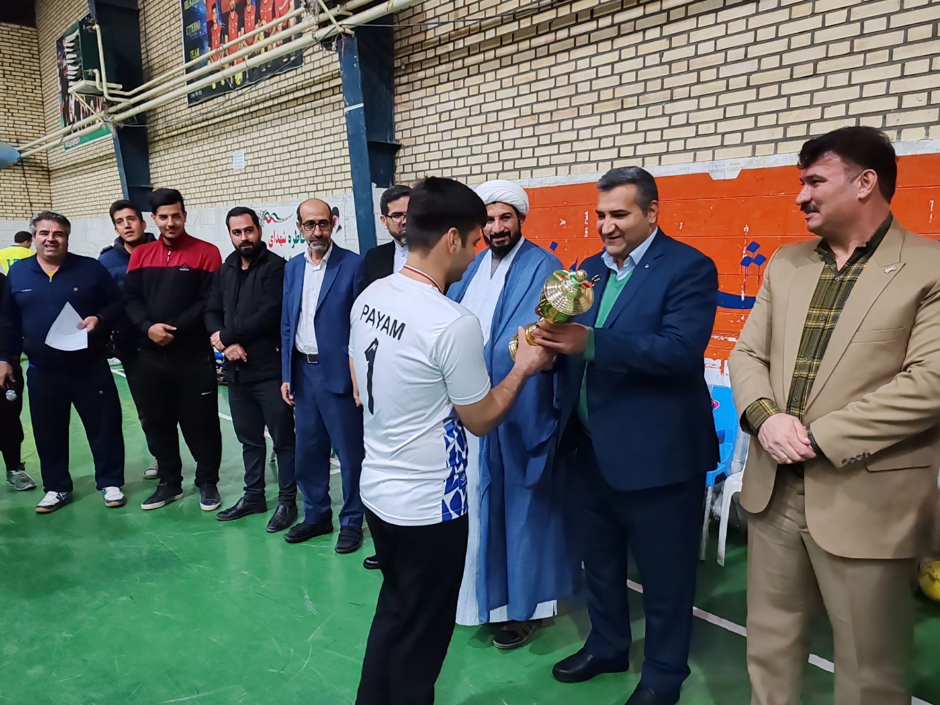 مراسم فینال و اختتامیه مسابقات فوتسال ۸ جانبه گرامیداشت حماسه ۹ دی