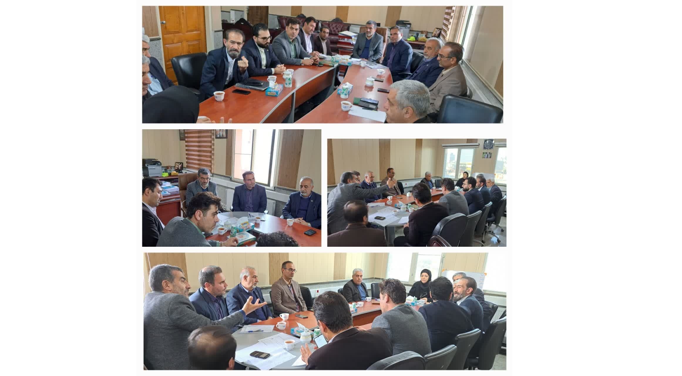 جلسه نام گذاری مرکز جامع سلامت شهر رازقان