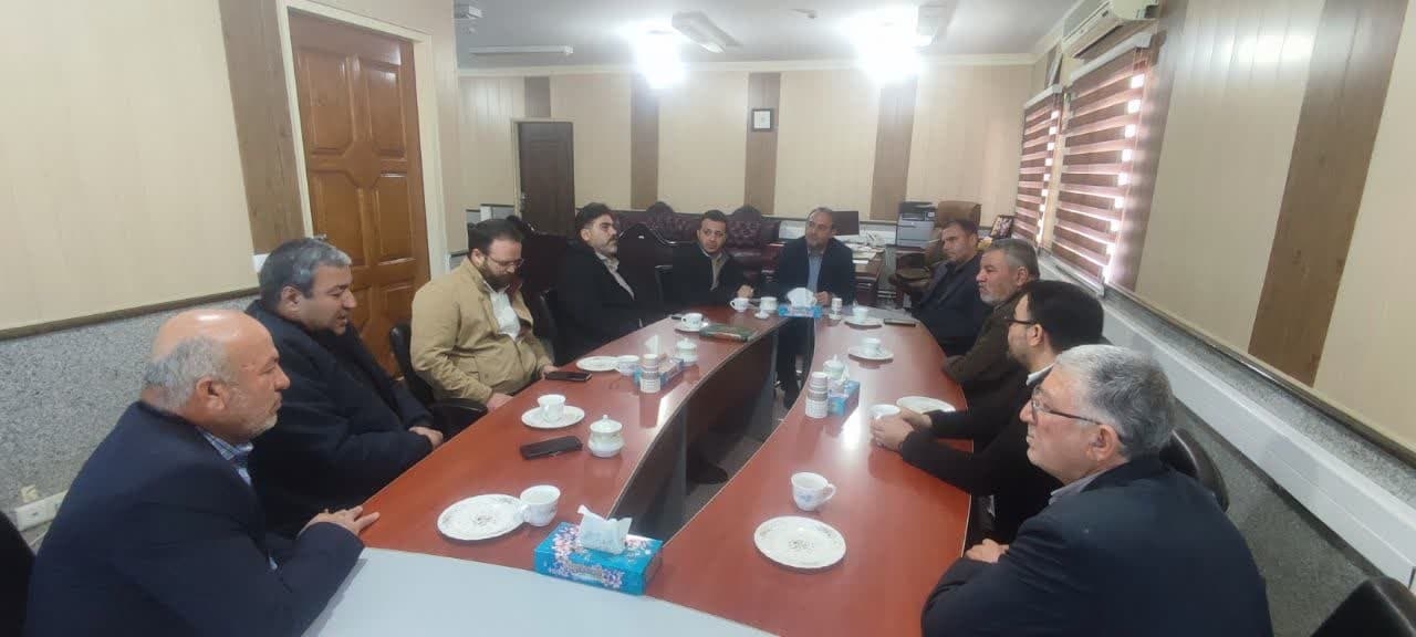 دیدار بخشدار خرقان با فرماندار