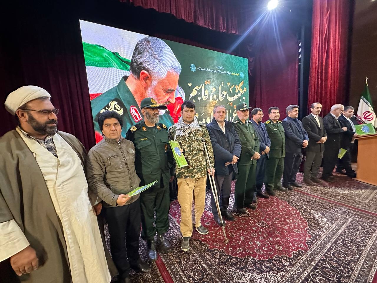 برگزاری مراسم پنجمین سالگرد شهادت سردار سپهبد حاج قاسم سلیمانی در ساوه